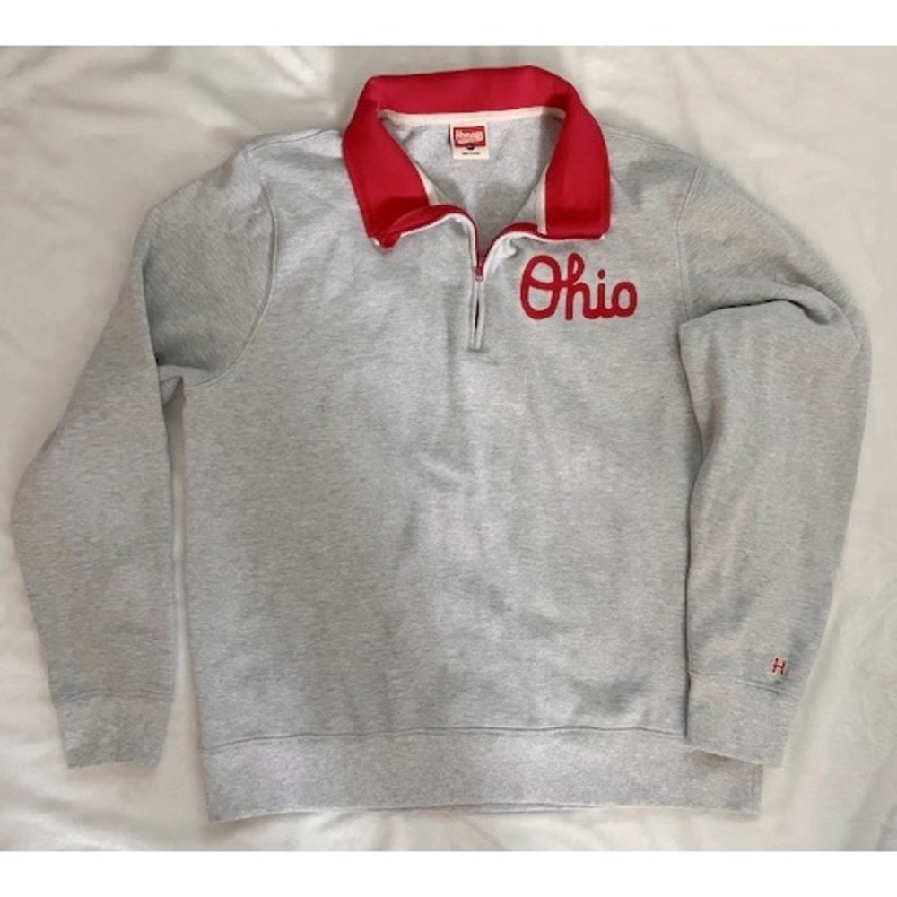 Ohio 1/4‎ zip pullover sweatshirt Homage size XL